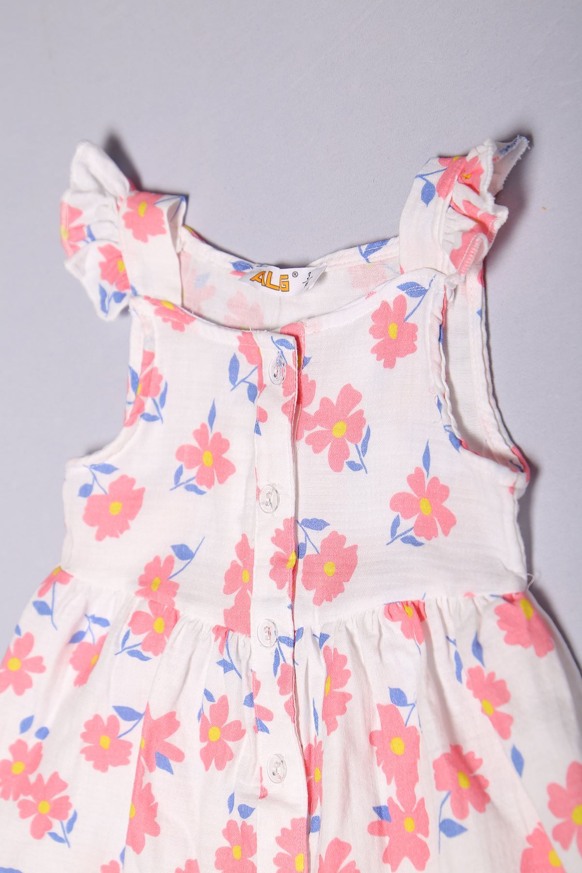 3-7 Years Child Dress White