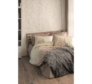 Dual Double Duvet Cover Set Lindon Beige