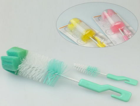 Baby Bottle and Pacifier Cleaning Brush Set