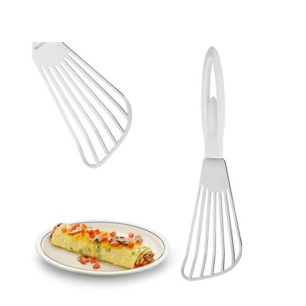 Omelet Pancake Spatula Ballerina Handle Metal Pancake Omelet Spinner