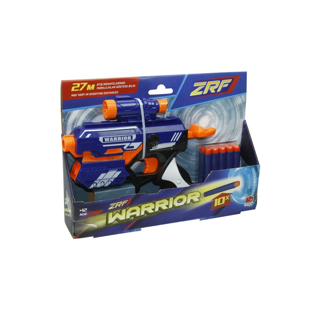 - ZRF SPONGE SHOOTER PISTOL 10 SPARE BULLETS