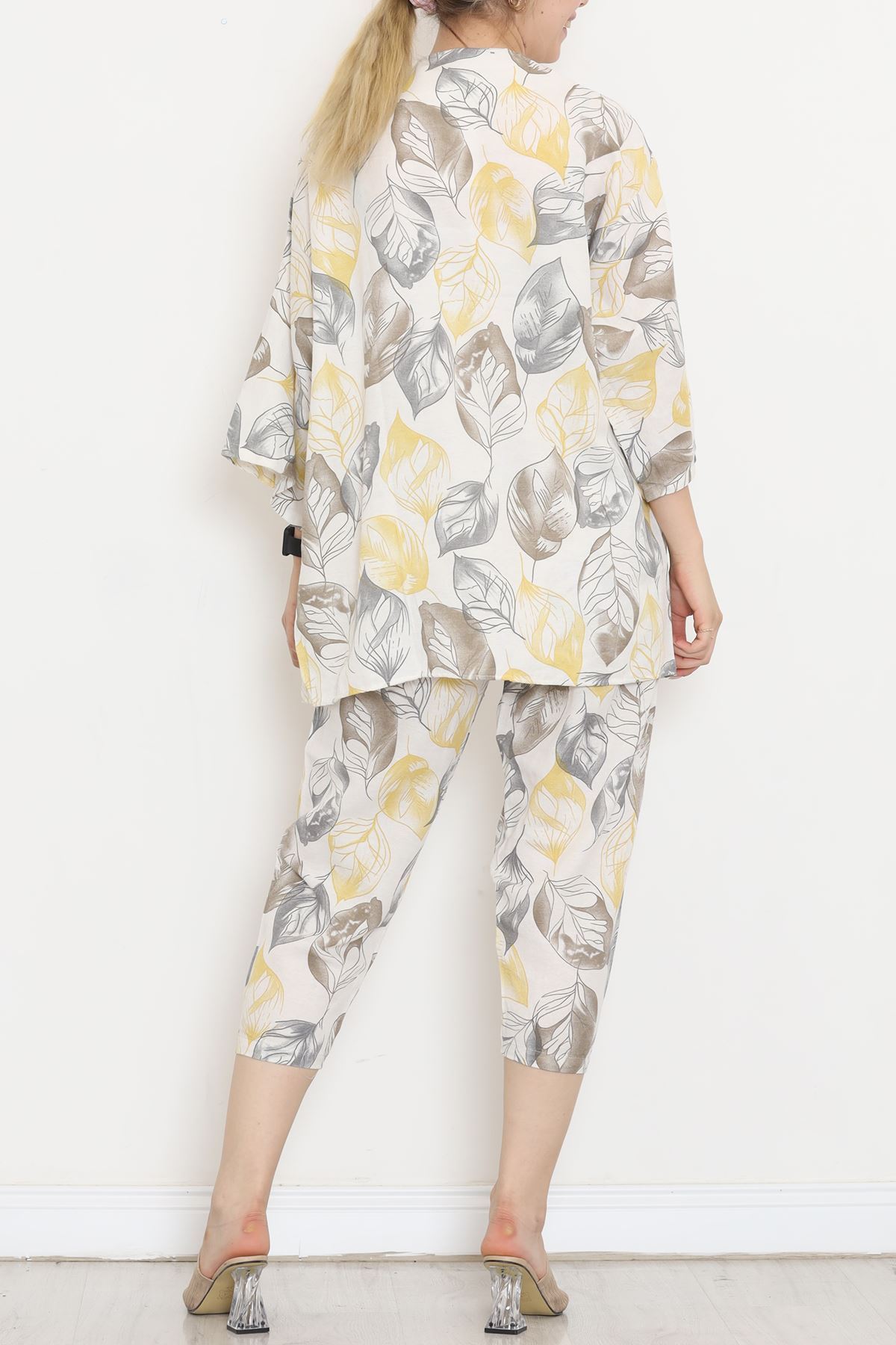 Kimono Set White-yellow