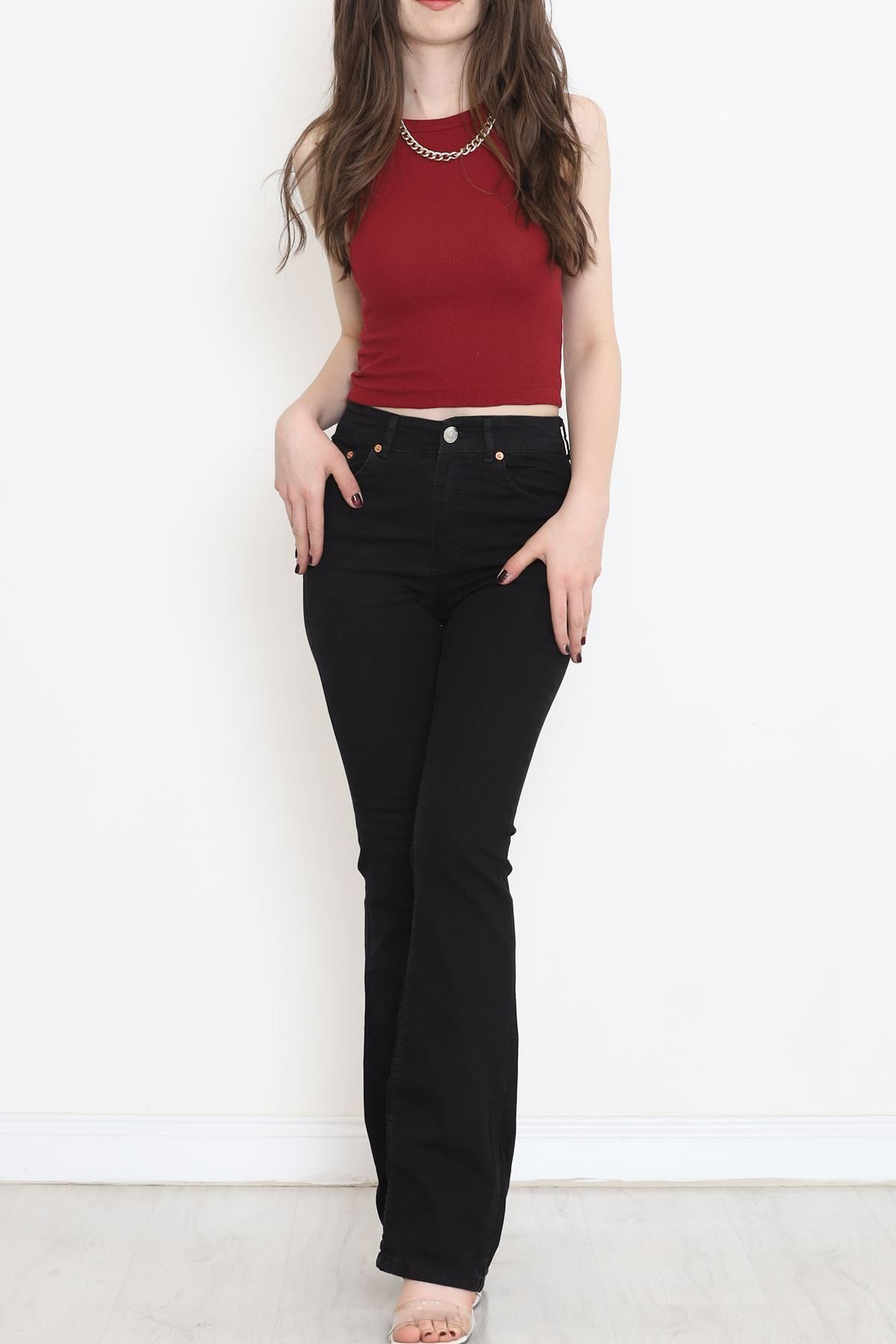 Flared Jeans Black