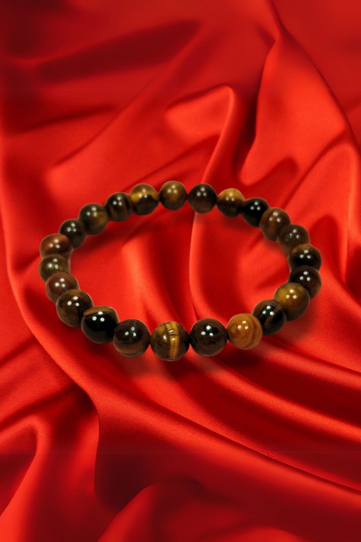 Tiger Eye Natural Stone Bracelet Boxed