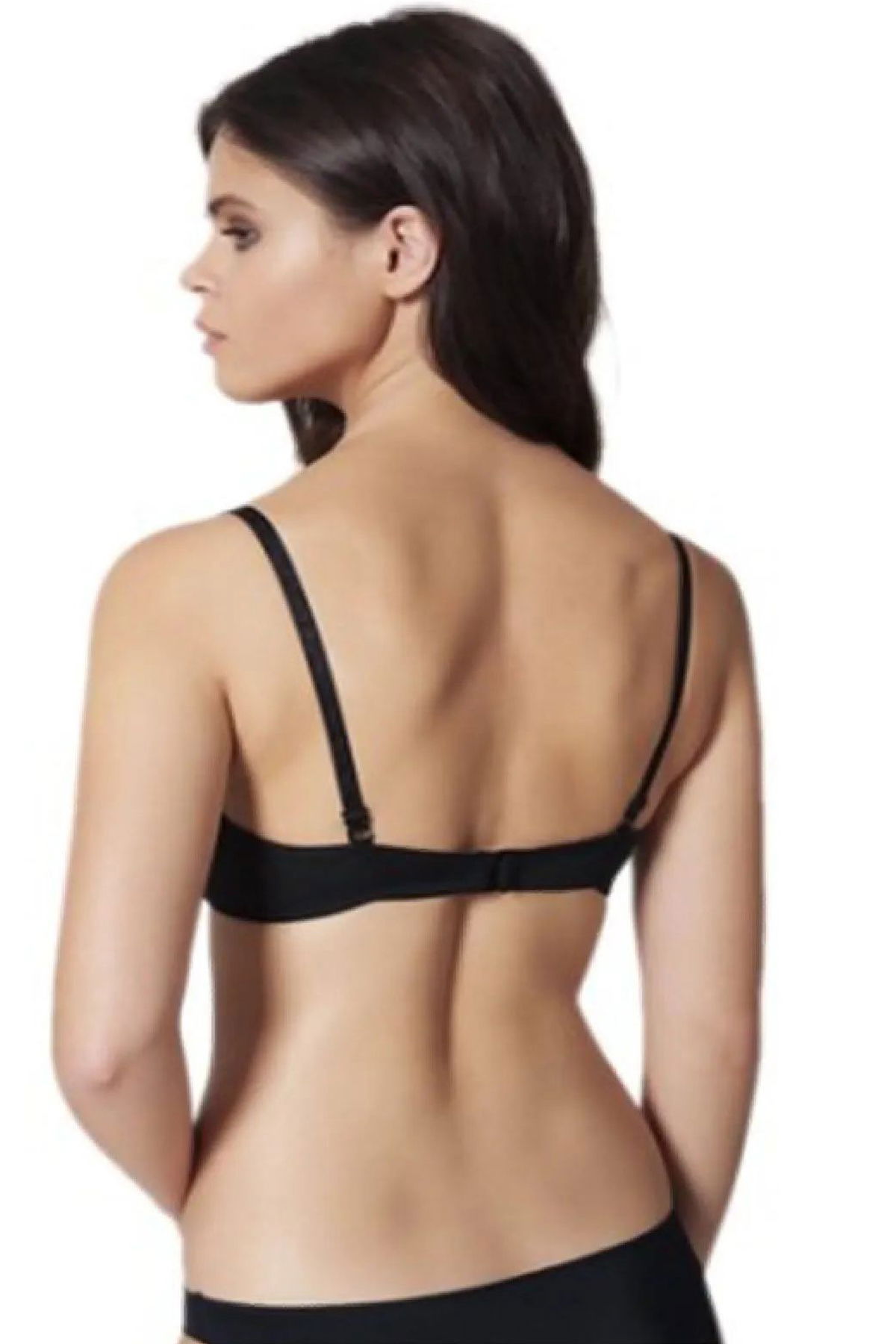 Women's Black Unpadded Basic Bra 2450