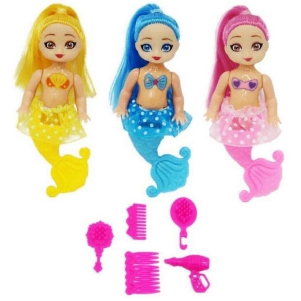 Cute Mermaids 3-Piece Figure Set