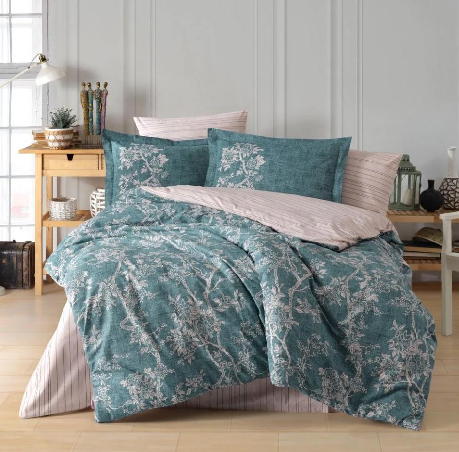 Double Poplin Duvet Cover Dream Blue