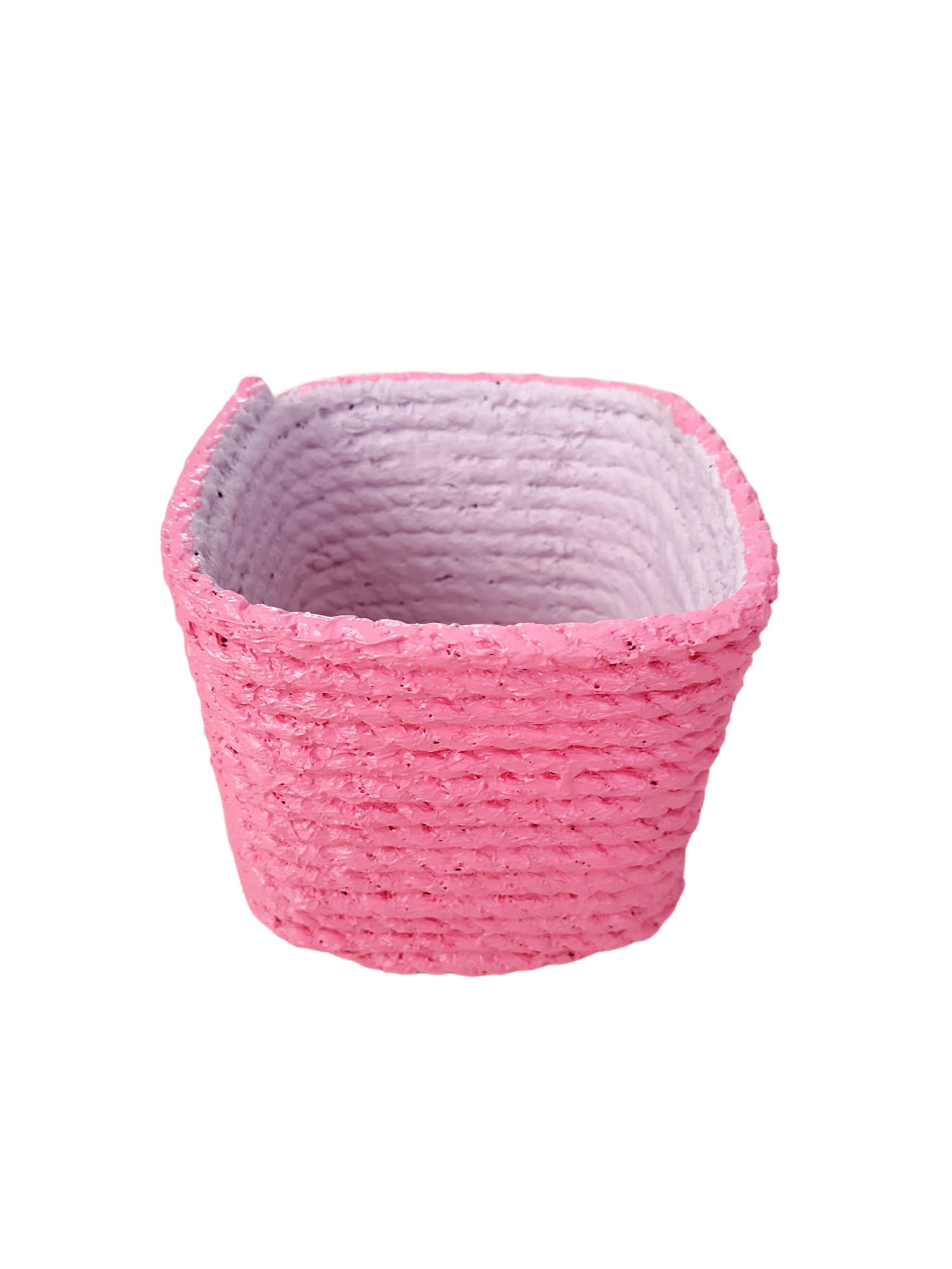 Pot Drainage Natural Jute Rope Rope Wire Mesh Model Pink 0.5LT