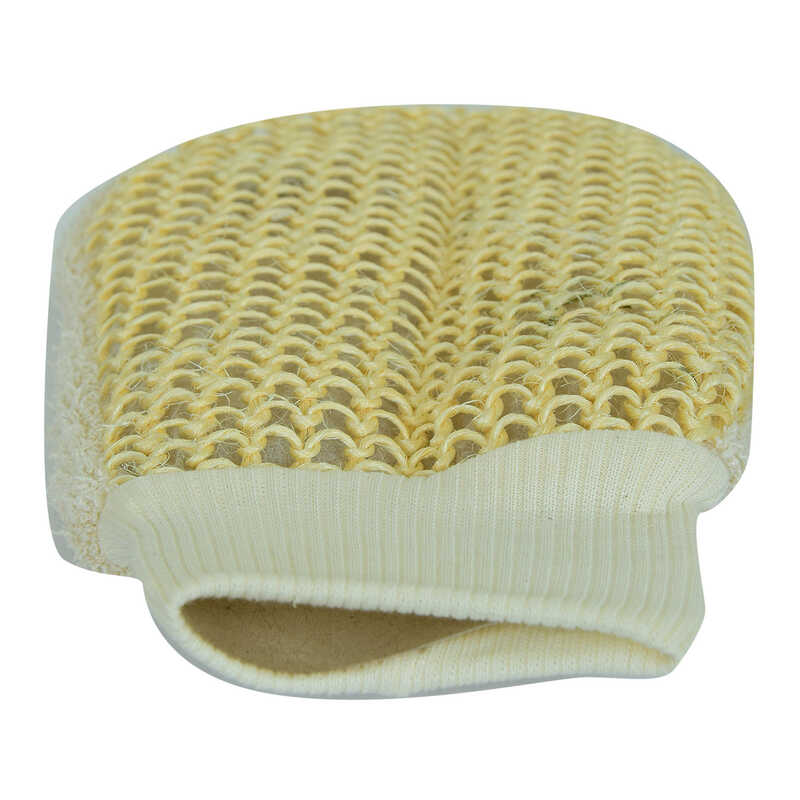 Sisal Rubberized Hand Snap Glove Pouch 14x24 Cm