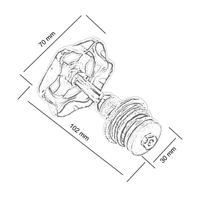 Topsan Stop Valve Set 1 Inch