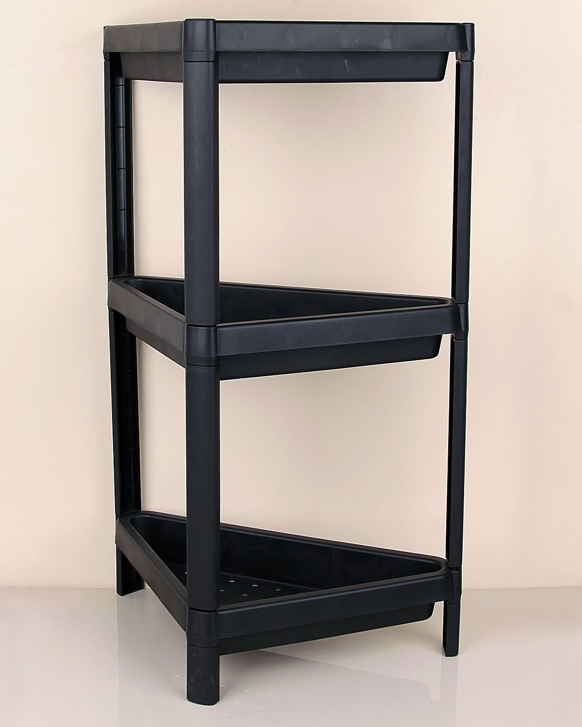 Triangle 3 Tier Shelving Unit - Kitchen - Bathroom Storage Rack