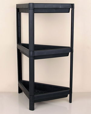 Triangle 3 Tier Shelving Unit - Kitchen - Bathroom Storage Rack