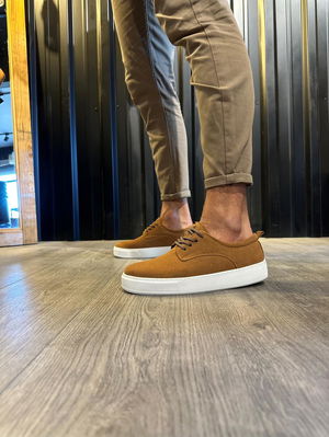 Knack Casual Shoes 077 Tan Suede