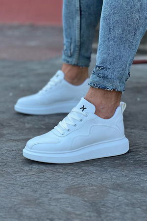 Wagoon WG301 White Men's Casual Shoes