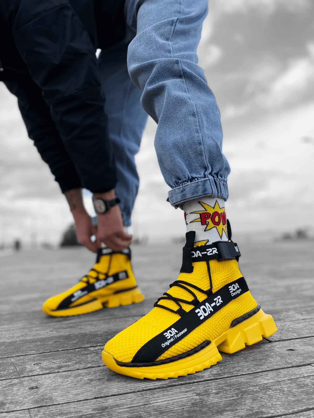 Zr-x700 Style Yellow Color Sneakers