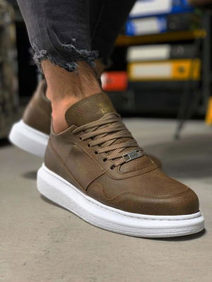 Knack High Sole Casual Shoes 040 Mink