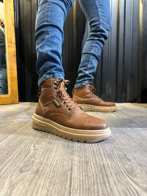 Knack High Sole Boots 230 Tan