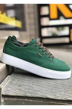 Knack Casual Shoes Nubuck 666 Green