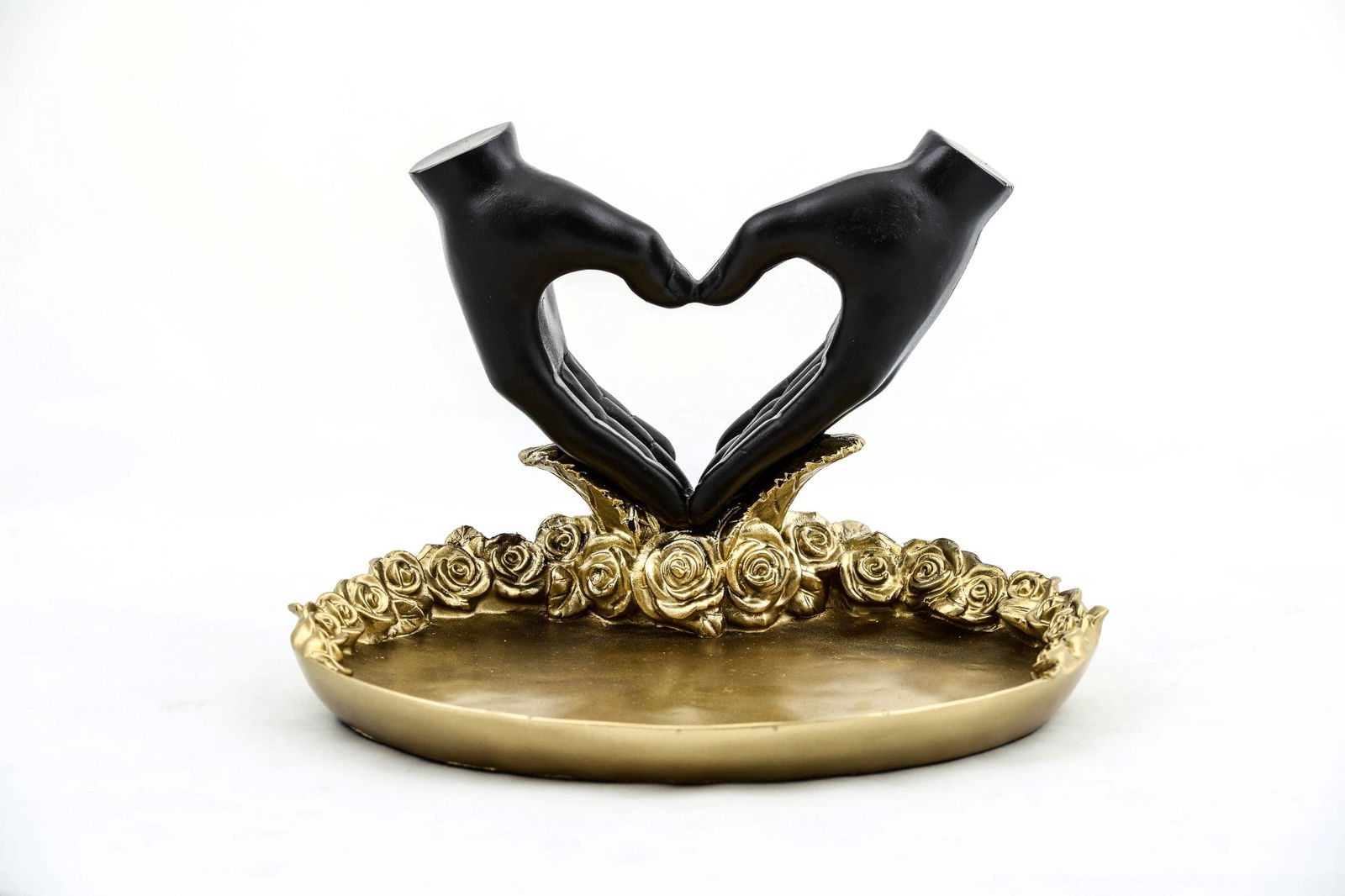 Special Design Polyester Love Hand Sign Presentation Tray 6ALY461