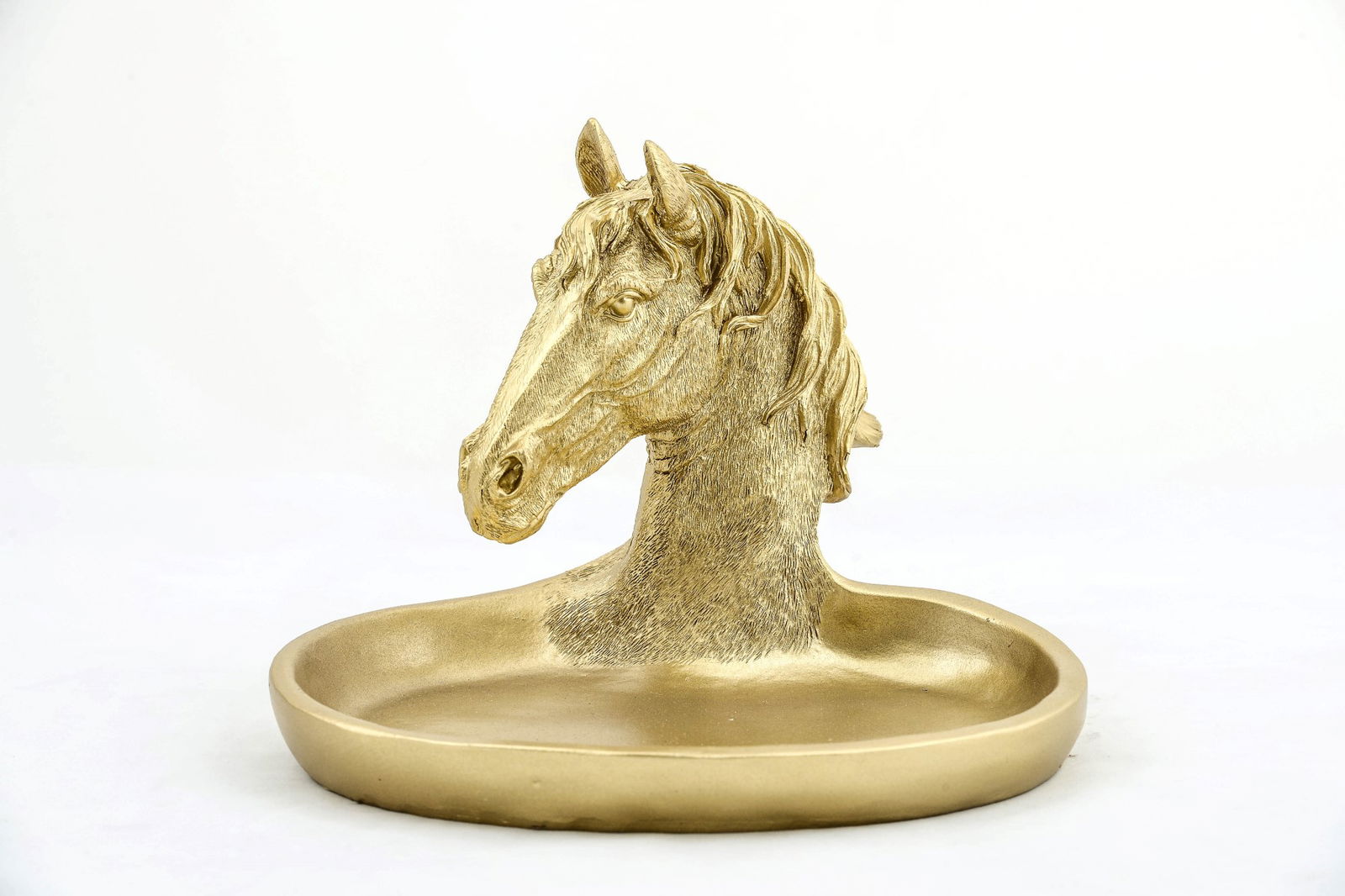 Polyester Custom Design Decorative Horse Bust Cookie Holder Trinket 6aly17