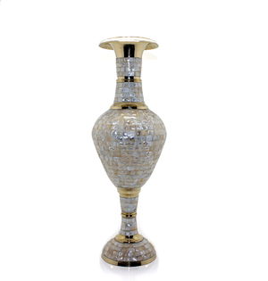 Brass Pearl Vase 60 Cm KSK130