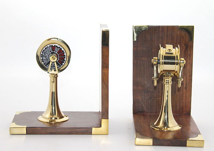 Brass Machine Telegraph Book Holder 2135