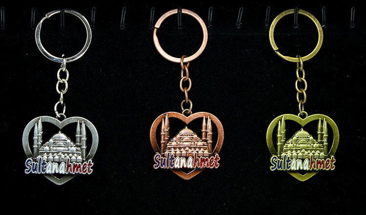 Metal Sultanahmet Keychain Alk2218