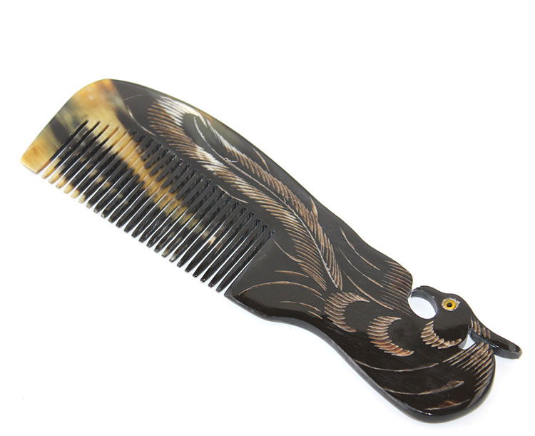 Peacock Bone Comb Alk2531