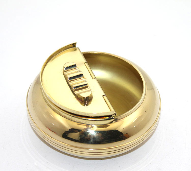 Ashtray with Brass Lid 4070