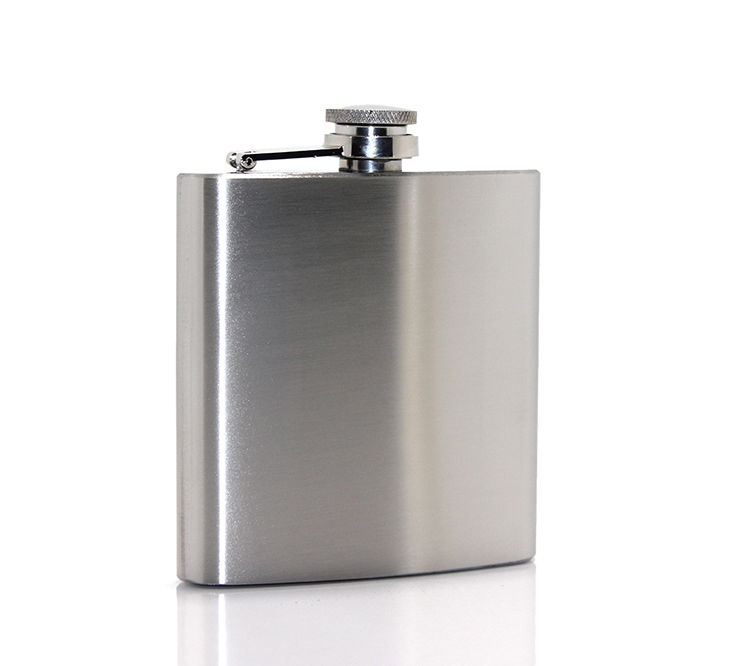 Stainless Steel 6 Oz Single Flask Alk39