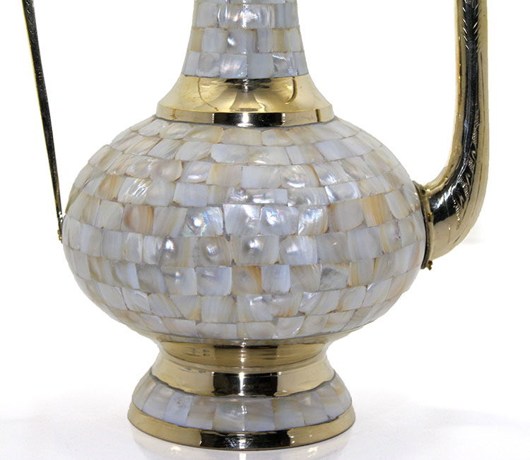 Brass Mother of Pearl Pitcher 55 Cm KSK133