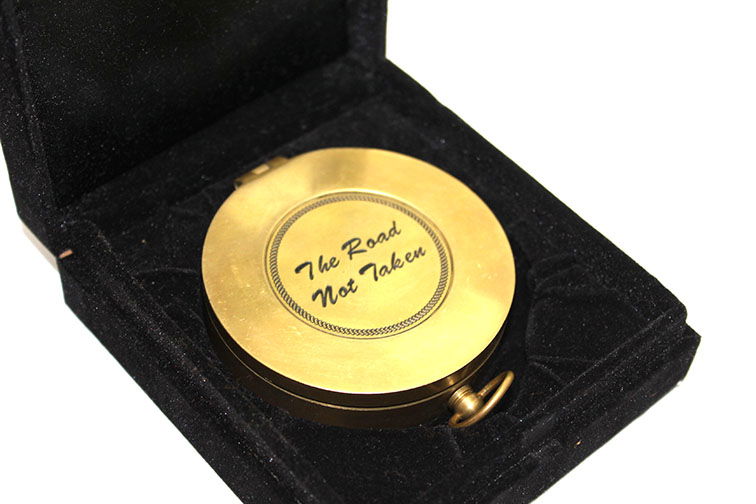 Boxed Brass Compass 3896