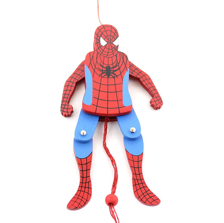 Wooden Released Spider-Man Figure Alk1195