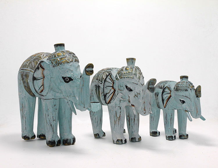 Wooden 3 Elephant No:10