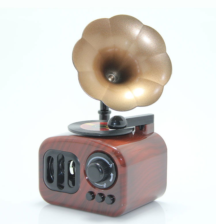 Wind-up Music Box with Gramophone Design ALK1217