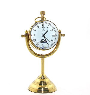 Brass Tabletop Clock NI413