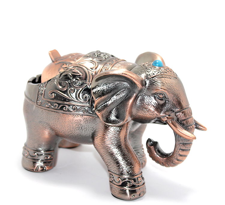 Metal Elephant Figured Ashtray Alk1657