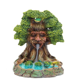 Polyester Tree Man Backflow Incense Burner Alk2361