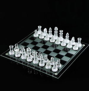 Glass Chess Set Game Alk2545