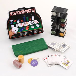 Poker Game with 200 Chips and 2 Sets of Playing Cards Alk2601