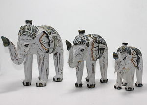 Wooden 3 Elephant No:10