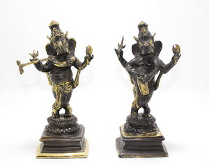 Brass Ganesha Figure