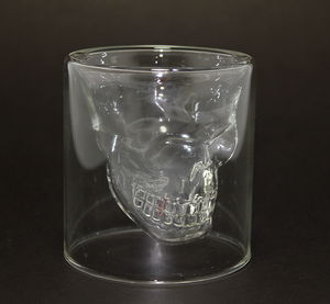 Skull Drinking Glass ALK218