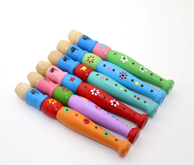 Wooden Colorful Filute Small 92-304