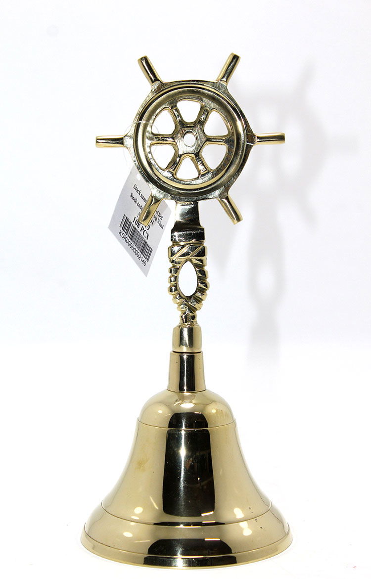 Brass Rudder Hand Bell Sl519