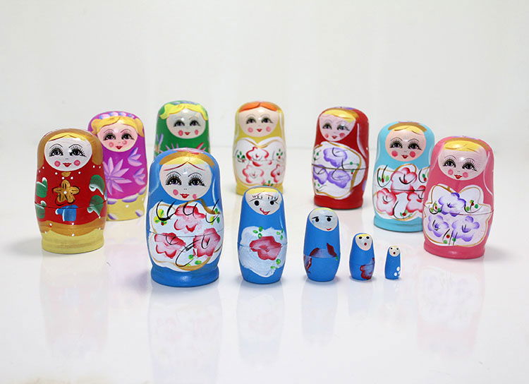 Wooden 5 Piece Matryoshka Alk1843