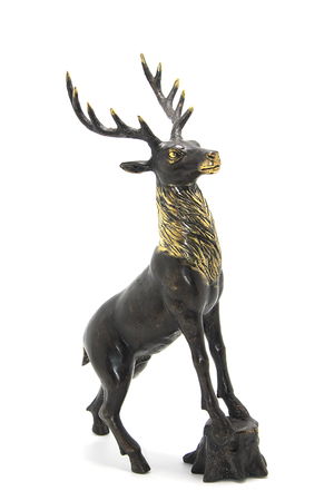 Brass Deer Figure