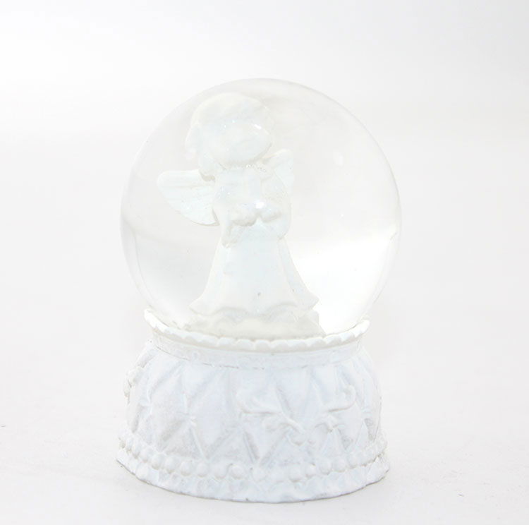 Tiny Lighted Angel Snow Globe 7 Cm Alk1770