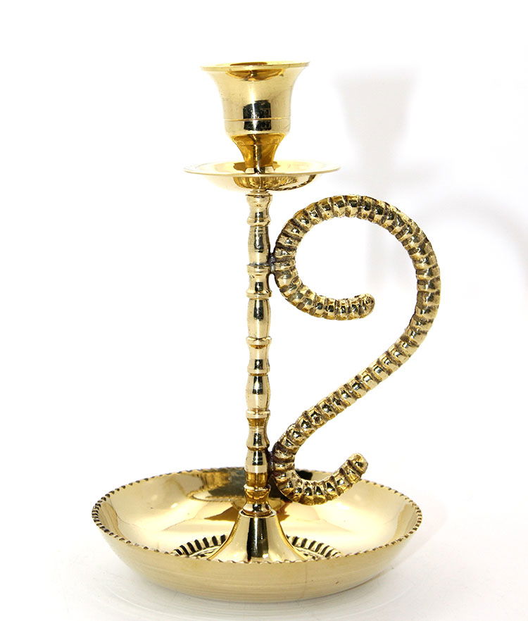 Single Brass Candlestick 4931