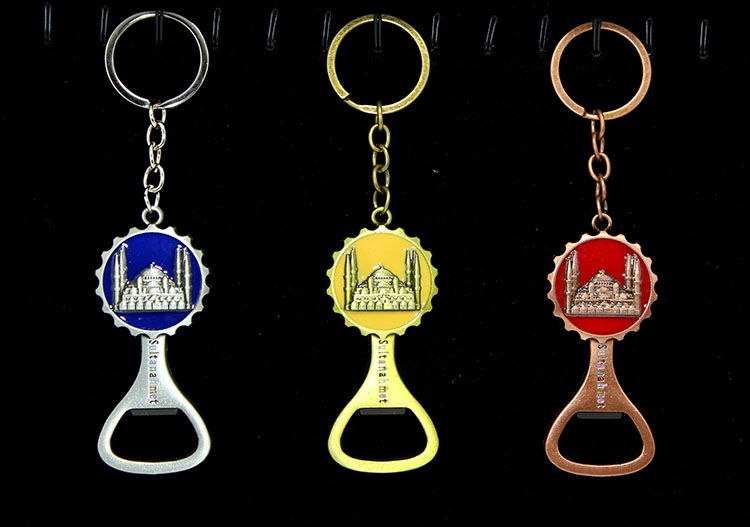 Metal Sultanahmet Keychain And Opener Alk2220